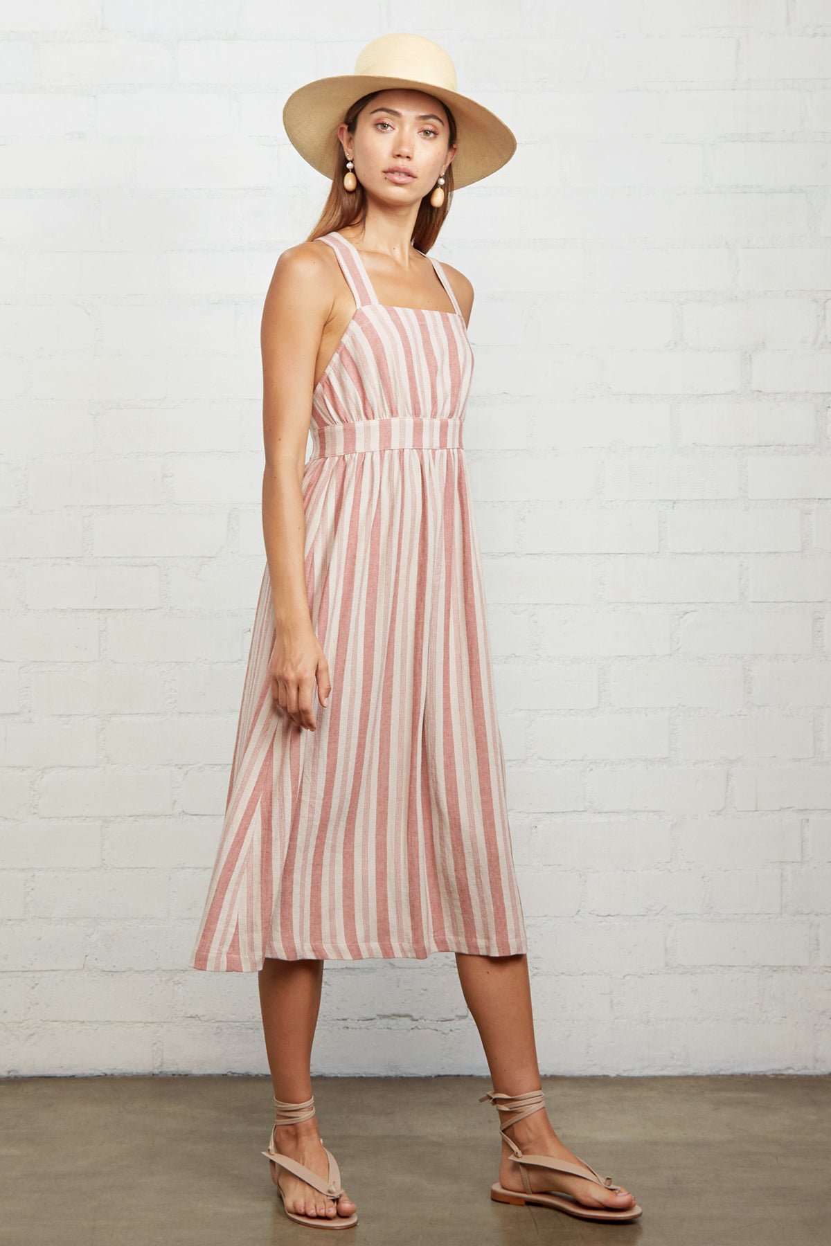 Linen Lian Dress - Spice