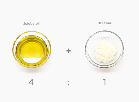 Homemade beeswax wood sealer
