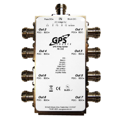 GPS 1x8 Standard Splitter (S18-A) – GPS