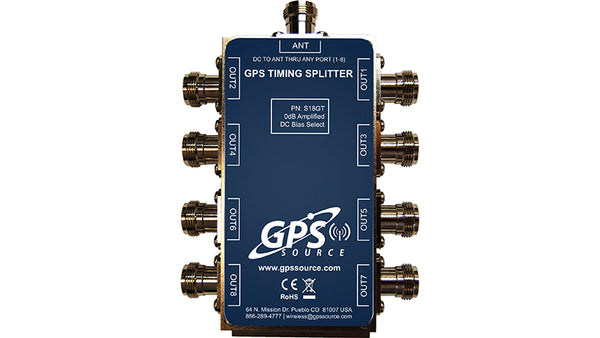 1x8 Timing Splitter (S18GT) – GPS Source