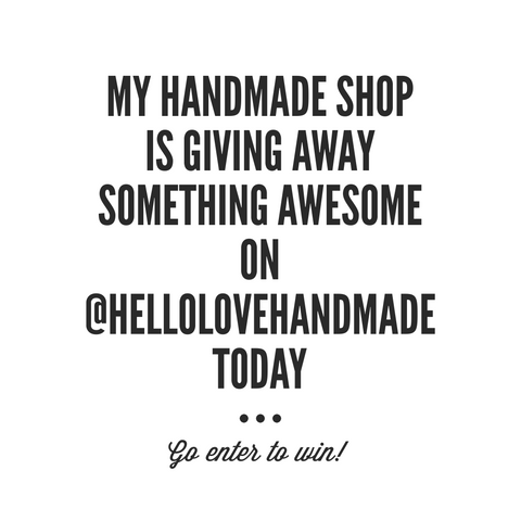 We are being featured on @HelloLoveHandmade!