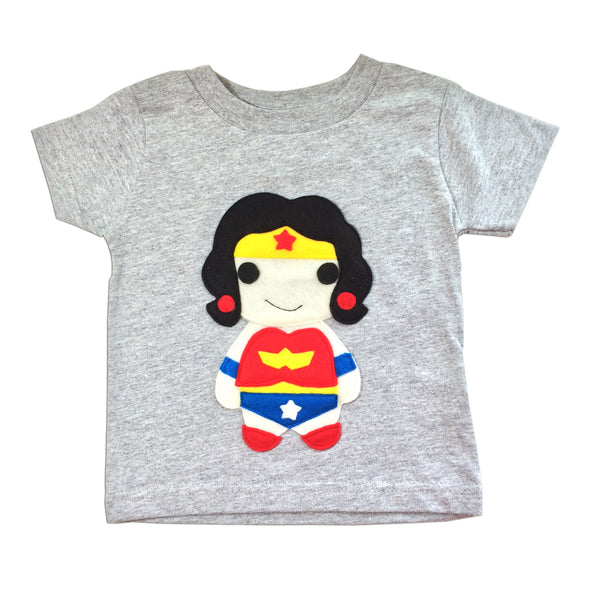 Kids Superhero Shirt - Wonder Girl – mi 