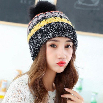 Knit hat หมวกไหมพรมกันหนาว