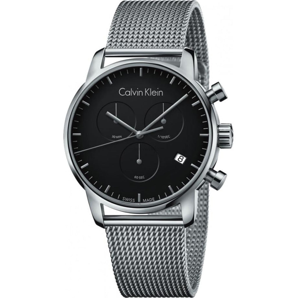 vriendelijke groet Leegte Doe een poging ck Calvin Klein Men's K2G27121 City Black Dial Cronograph Watch