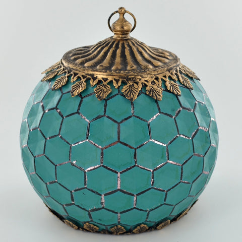 Teal LED Lantern- Festive Decorations and Holiday Trends 