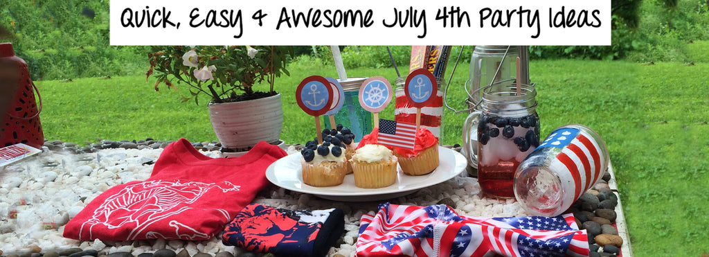 July 4th Party Decor & Products with Turtle Fur!