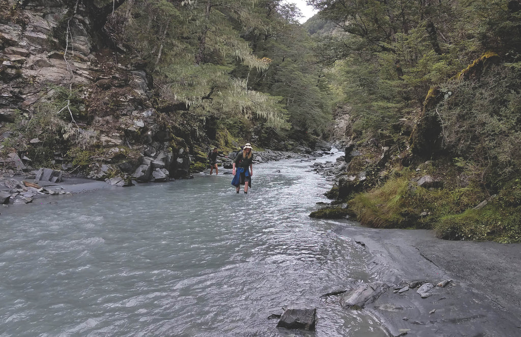 hiking with wet socks 