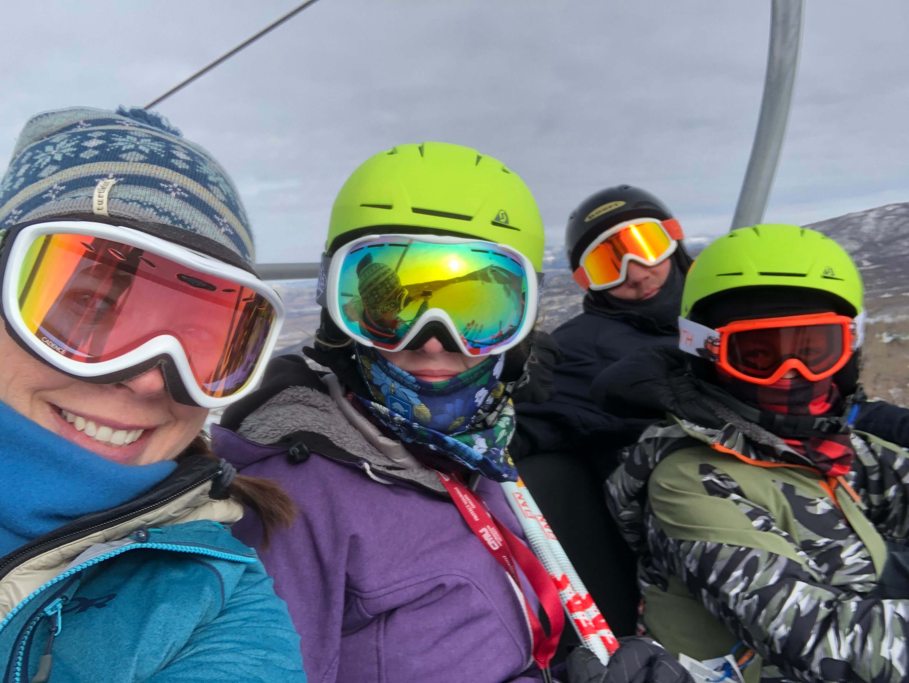 Tips for skiing with kids, family ski trips