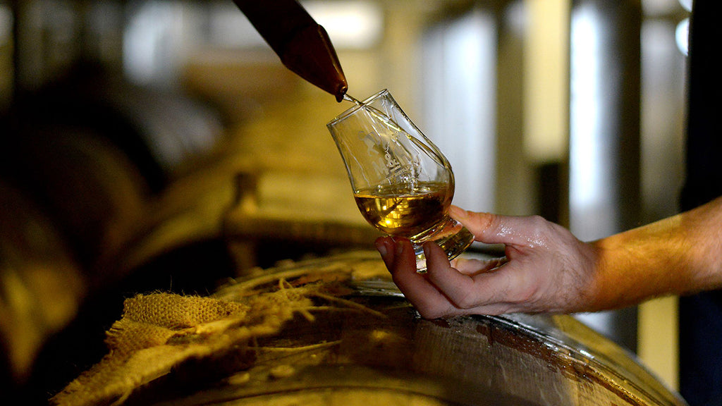 Milk & Honey Cask Sample Being Poured