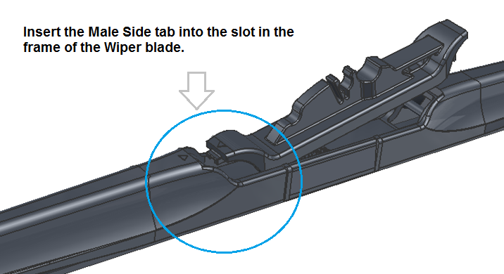 Goodyear Hybrid Wiper Blades Adapter Change - Step 5