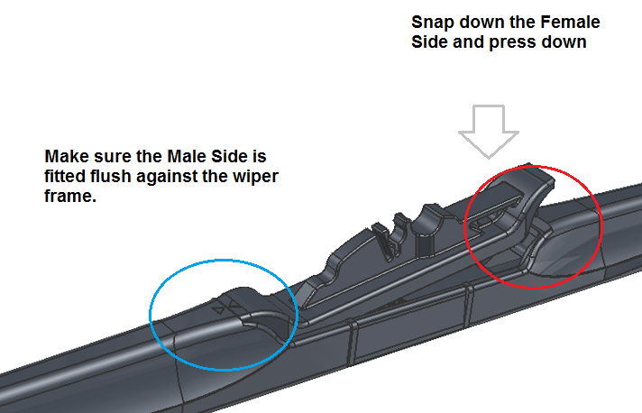 Goodyear Hybrid Wiper Blades Adapter Change - Step 6
