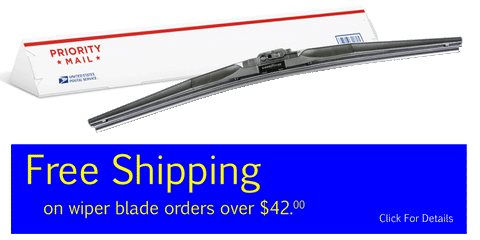 Free Shipping On Wiper Blade Orders Over $42.00