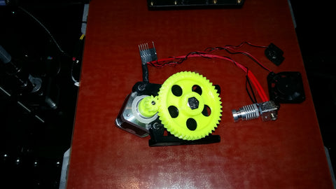 Lulzbot Taz 5 upgrade hotend new herringbone gears