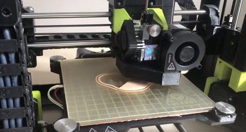 3D printing Woodfill bed preparation
