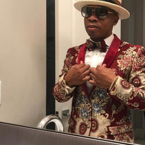 Plies wearing Giovanni Testi in "My Rock" Video