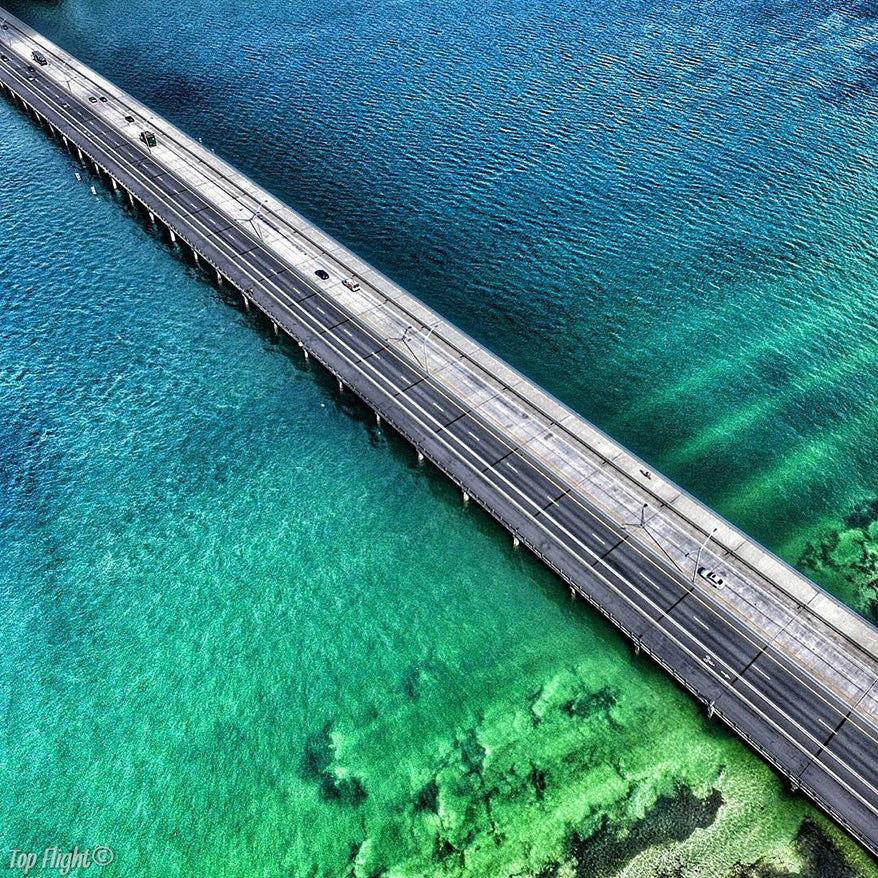 Best Drone Photos - Bridge over Water - GoWorx