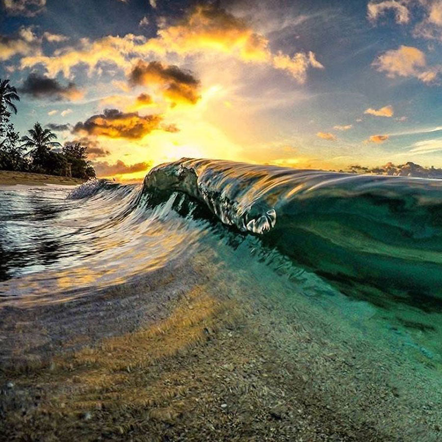 Perfect Wave Photography captured with GoPro HERO camera