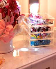 Buy Acrylic Makeup Organizer with Drawers