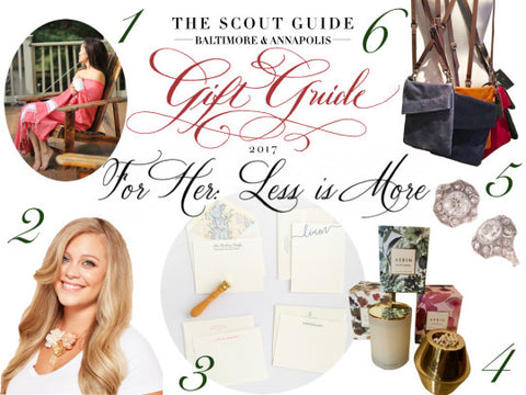 The Scout Guide Baltimore and Annapolis Holiday Gift Guide for Her featuring Lou's Letterpress