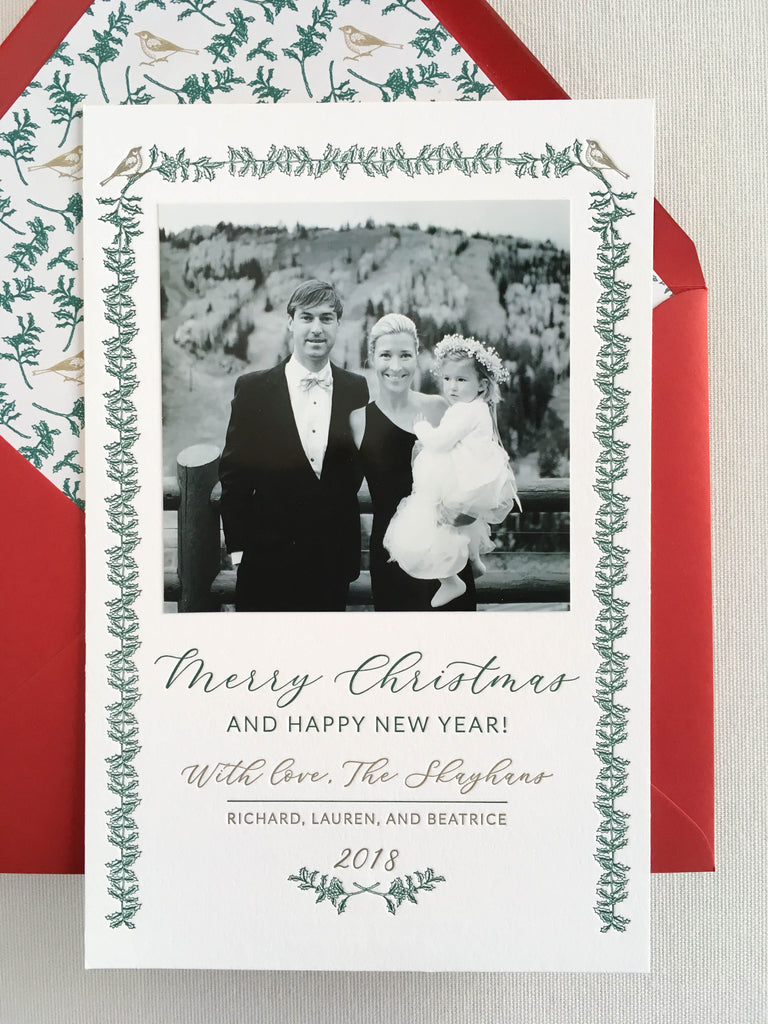 Custom Letterpress Christmas Cards | Lou's Letterpress