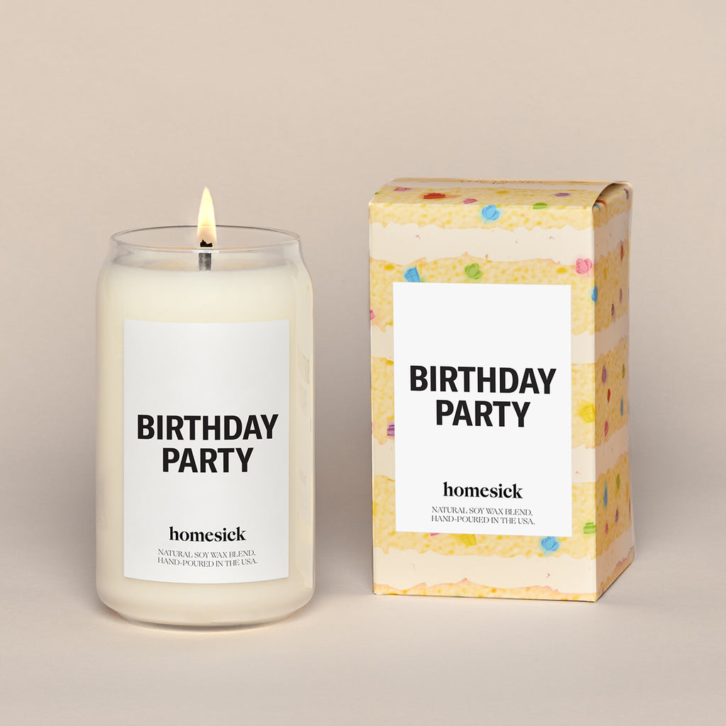 Birthday Party Candle - Butter, Cream & Vanilla Scented Candle