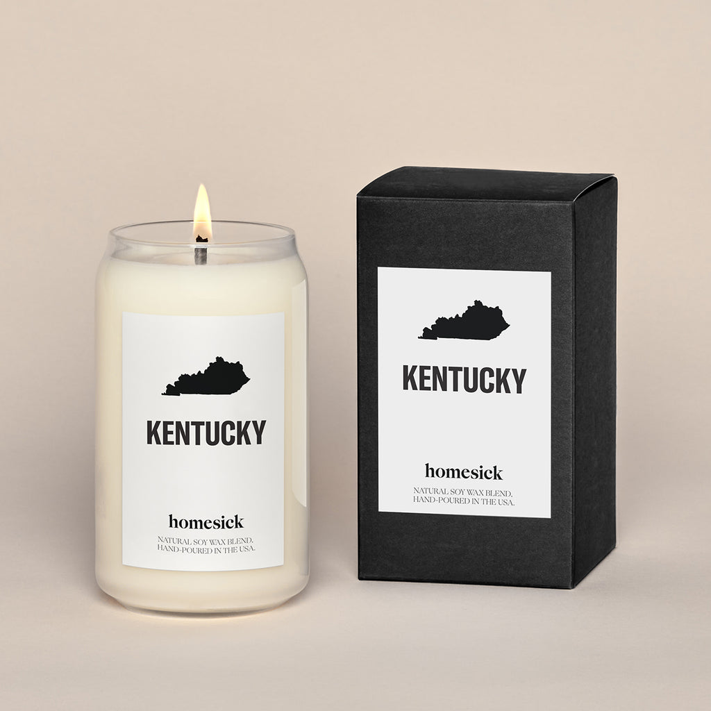 Kentucky Candle Vanilla & Bourbon Scented Homesick