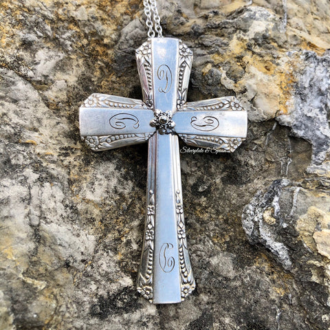 Cross Pendant “D” Initial, Del Mar 1939