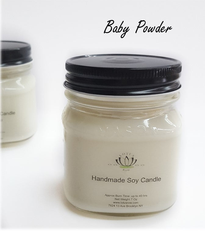 baby powder scented candles