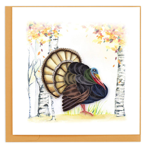 Wild Turkey Quilling Card