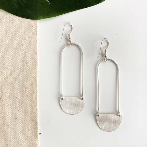 Aliya Earrings | Silver