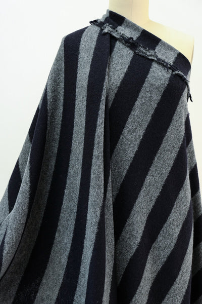 Manchester Stripe Wool Sweater Knit