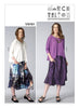 Purple Wave Knit