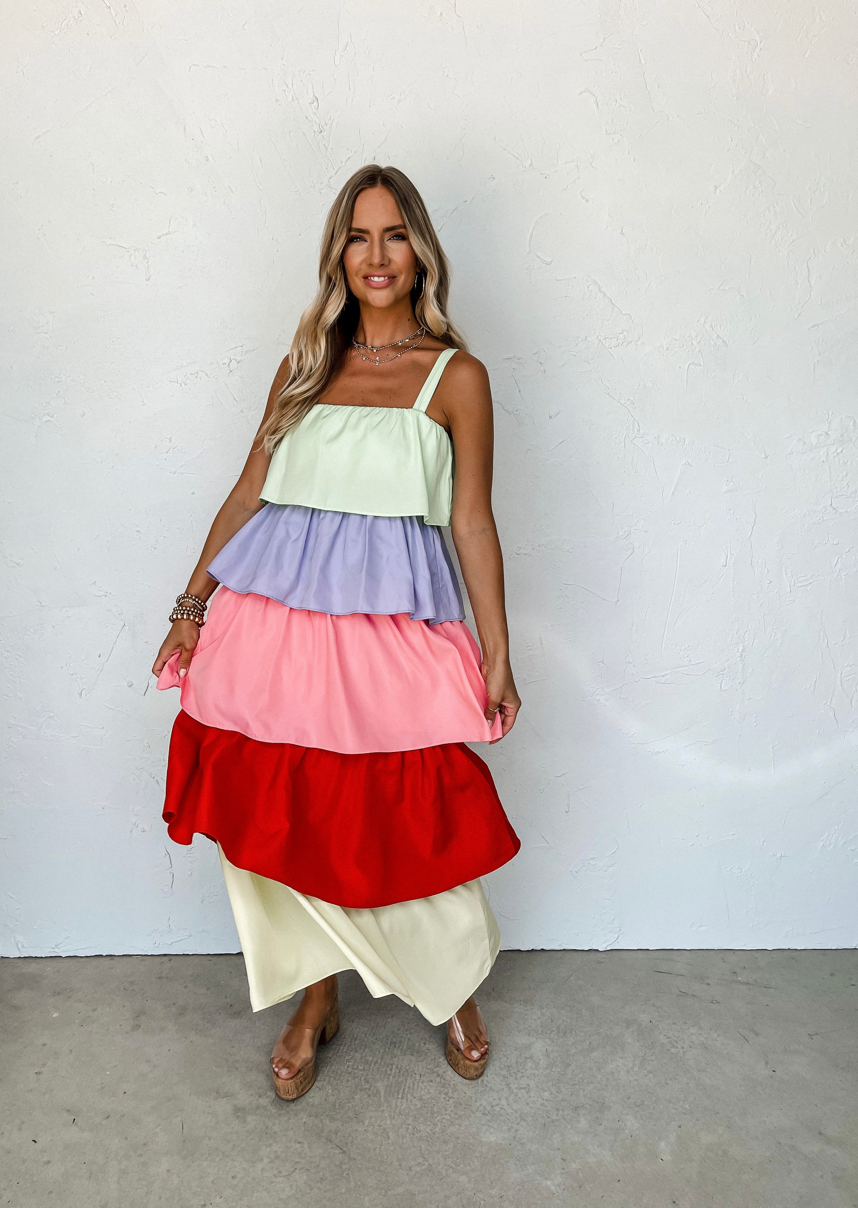 [Buddy Love] Agnus Tiered Maxi Dress