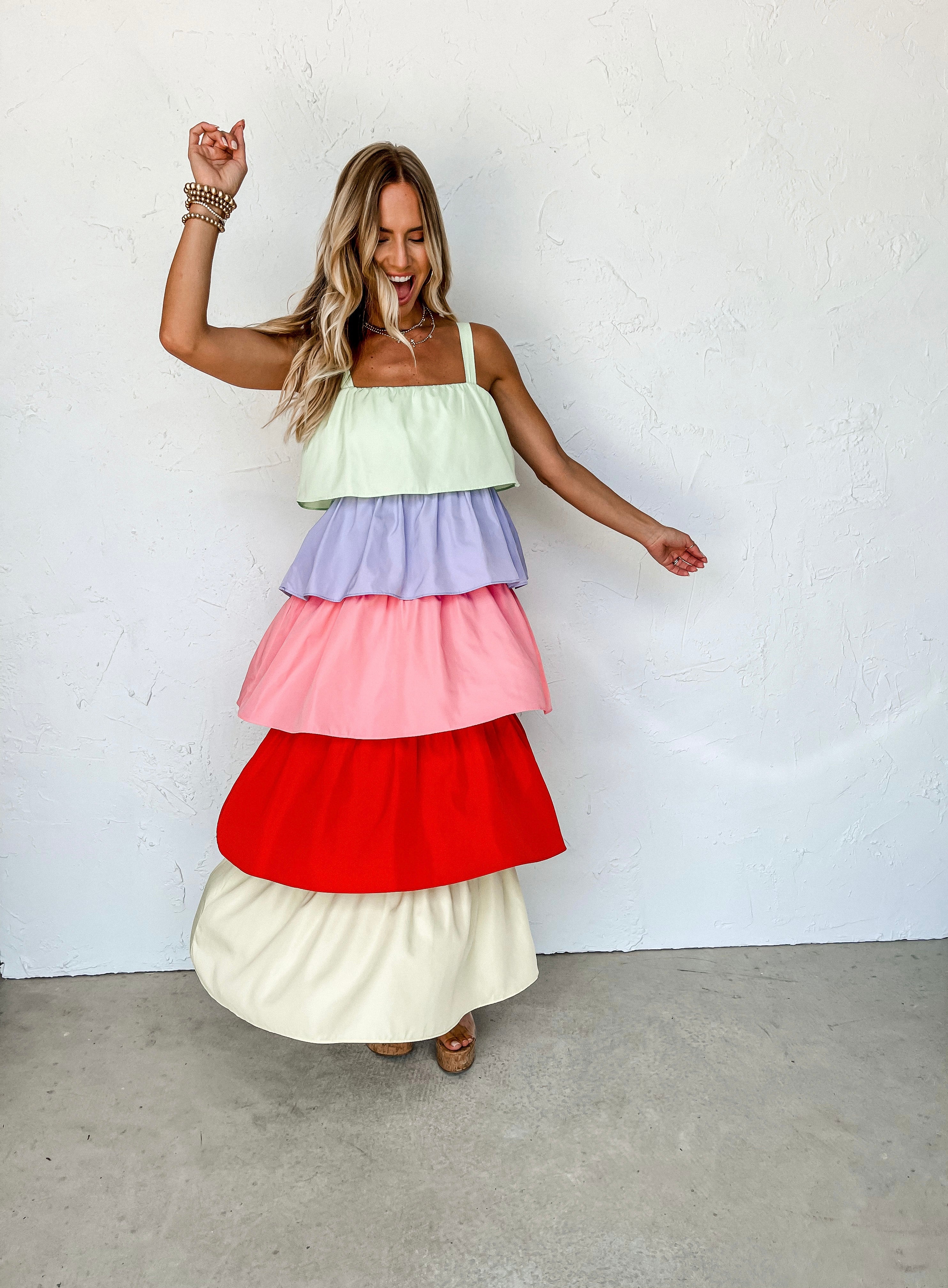 [Buddy Love] Agnus Tiered Maxi Dress