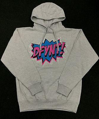 DFYNT Rose DFYNT 'Blue Boom' Fashion Urban Gray hoodie FREE SHIPPING F1
