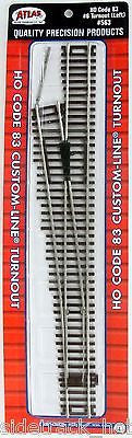 HO Scale Atlas 563 Code 83 #6 Left Hand Turnout