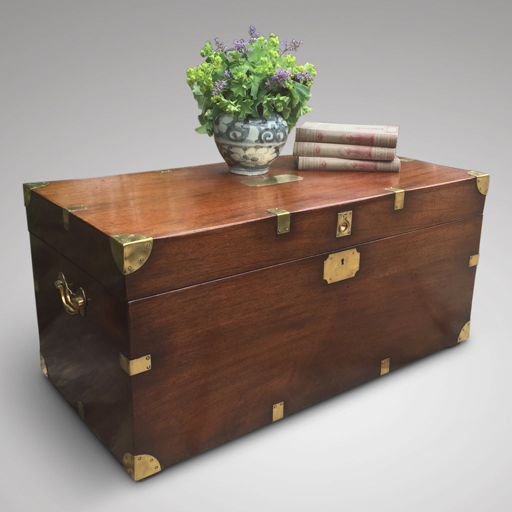 antique campaign chest