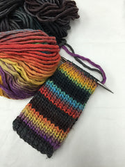 socks and yarn ball