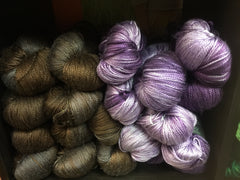 Knitting fever yarn skeins
