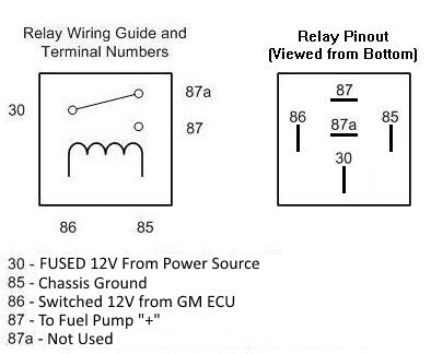 350z fuel pump relay