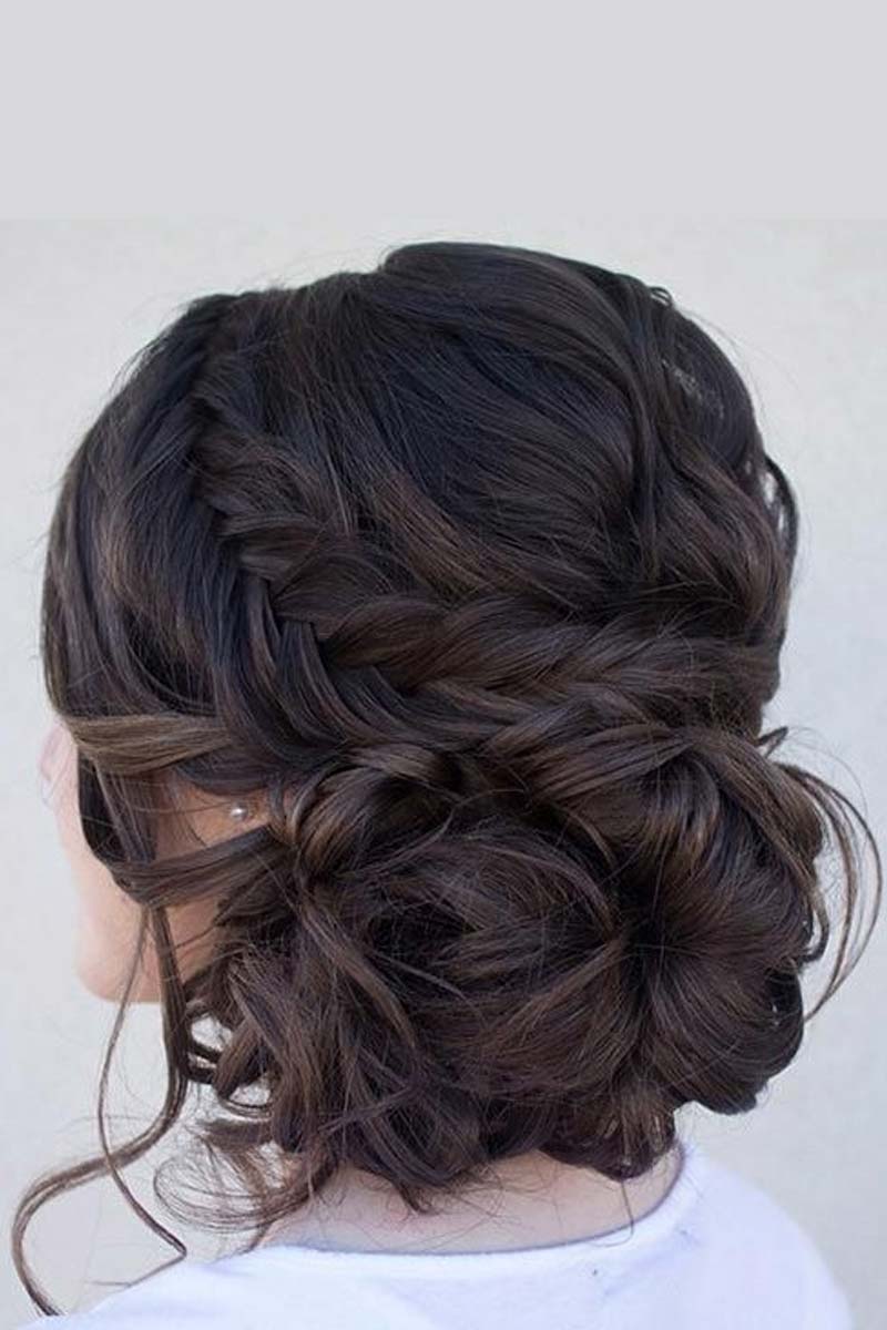 Hottest Haircuts Curly Side Bun