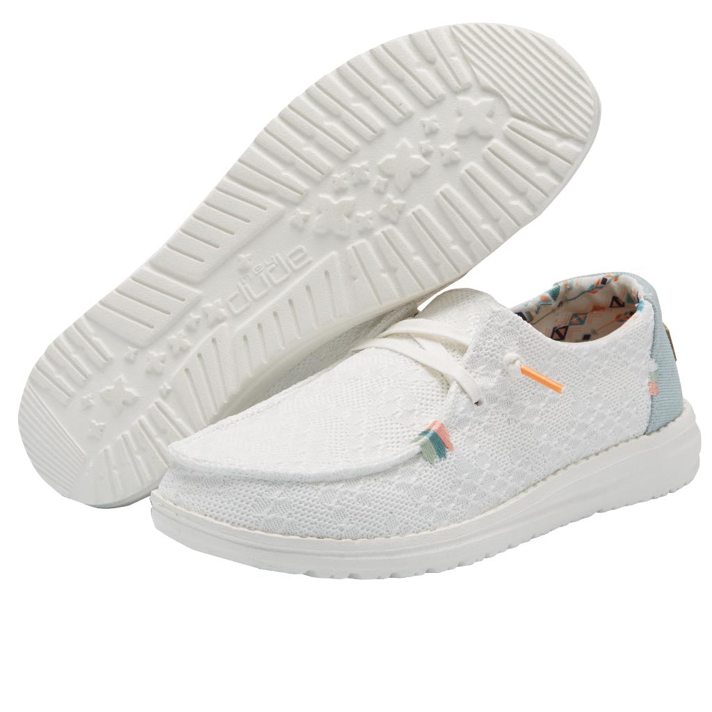 Hey Dude Womens Wendy Rise- Spark White