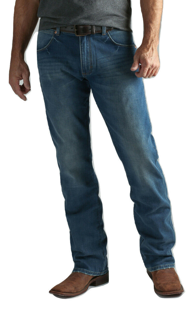 wrangler slim bootcut jeans