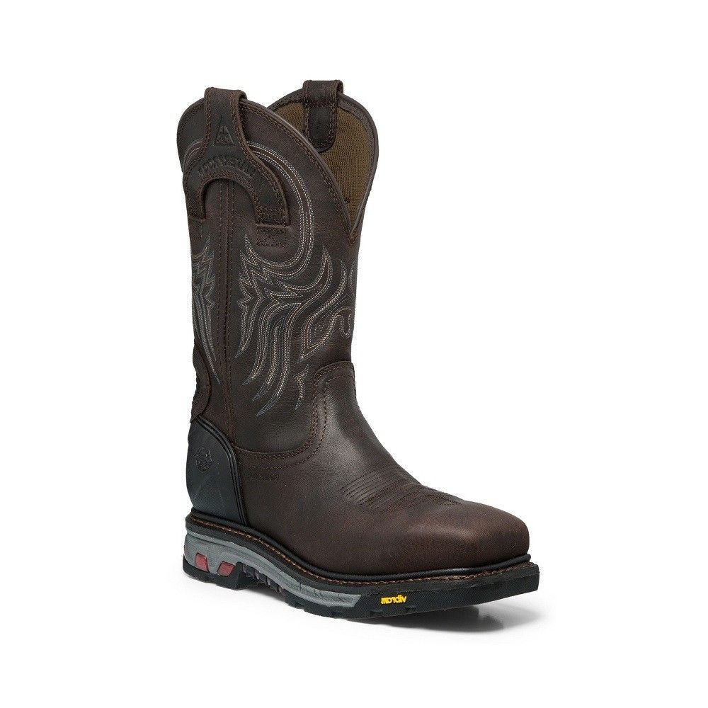 justin square toe composite boots