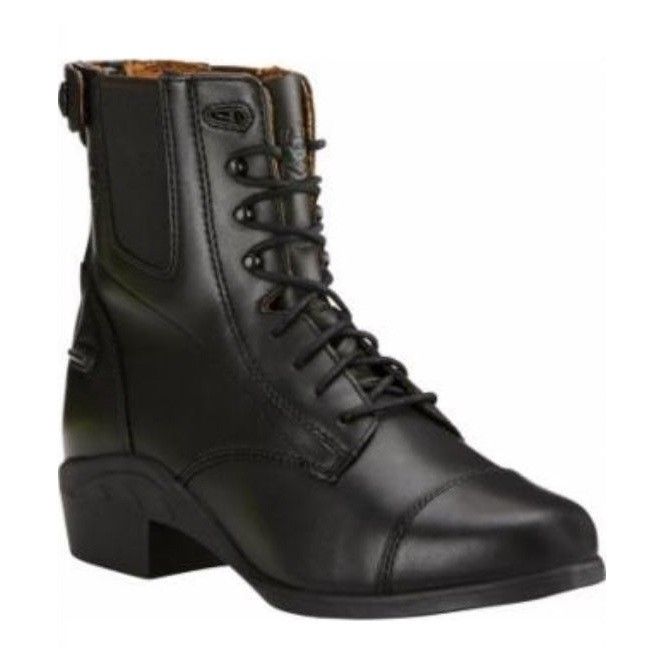 black ariat lace up boots