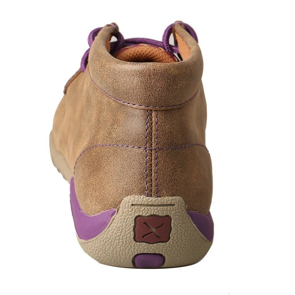 twisted x women's driving mocs purple