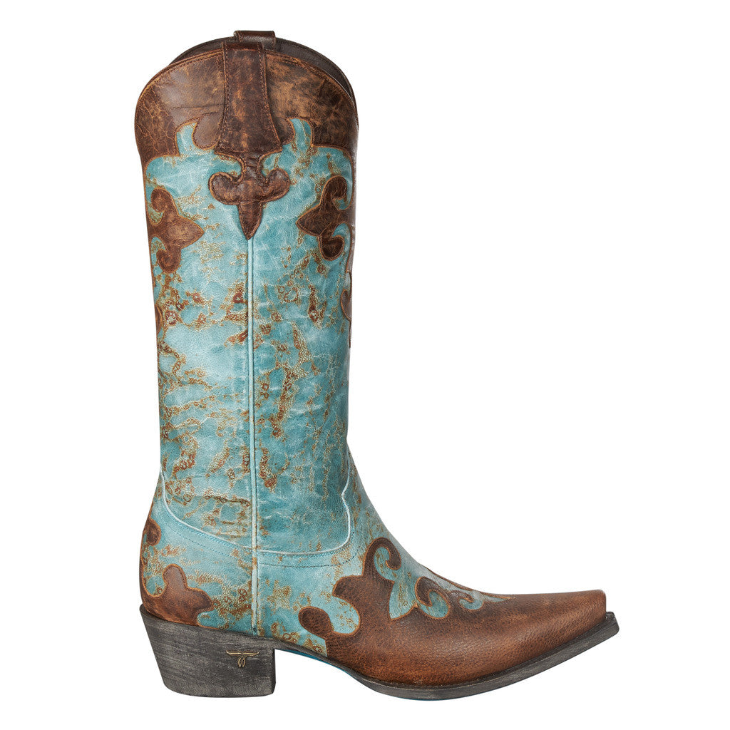 lane turquoise boots