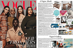 Featured in the May 2018 issue of Vogue magazine