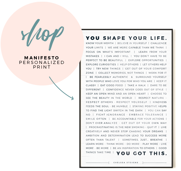 Shop Manifesto Personalized Print