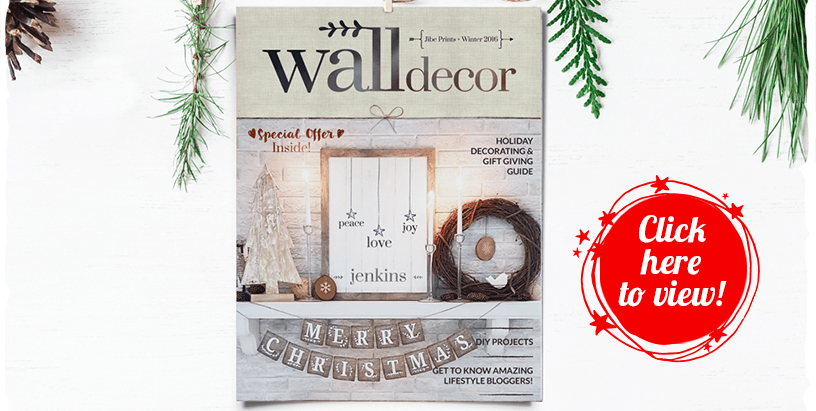 Click here to view 2016 Christmas Wall Decor Magazine
